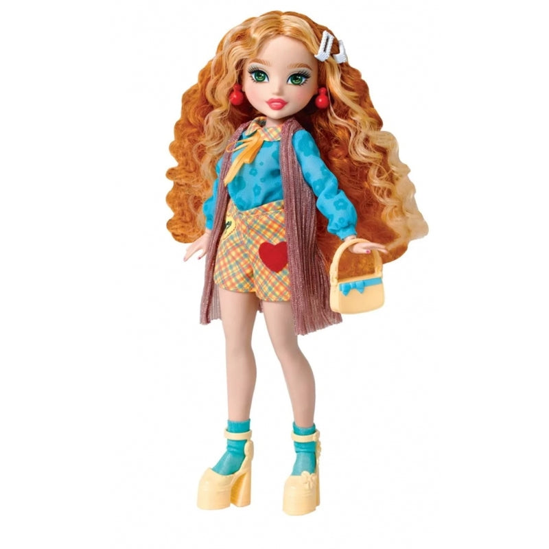 Papusa Glo-Up Girls Glo All Out - Rose 27cm