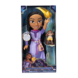 Papusa Disney Wish - Asha cu functii si accesorii 38 cm
