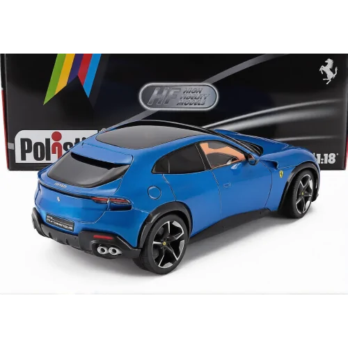 Ferrari Purosangue albastru - 1/18 Polistil