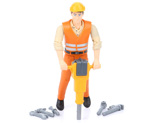 BRUDER 60020 - Figurina constructor cu picamer