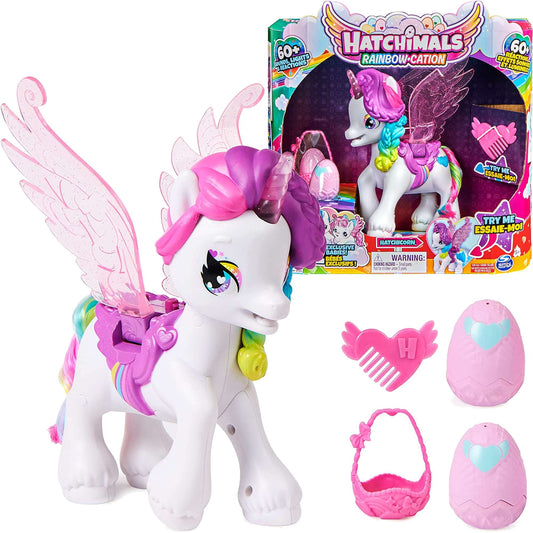 Jucarie interactiva Hatchimals - Unicorn cu aripi magice