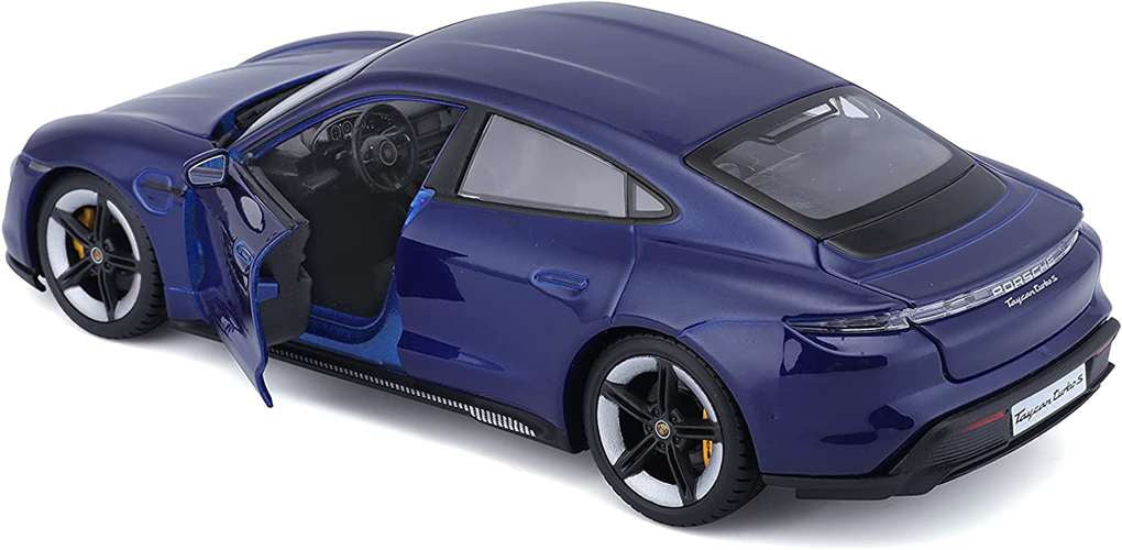 Porsche Taycan Turbo S bleumarin - 1/24 Bburago