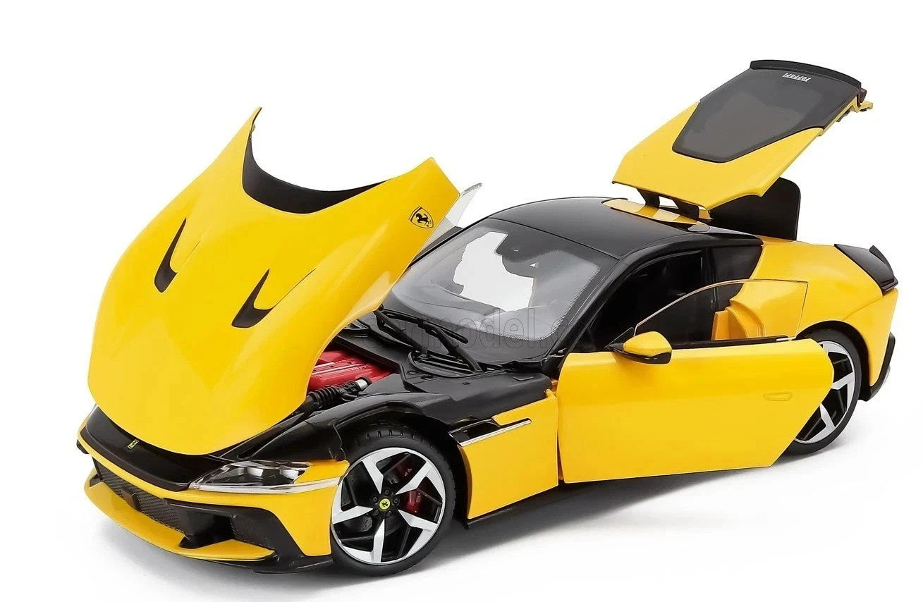 Ferrari 12 Cilindri galben - 1/18 Polistil