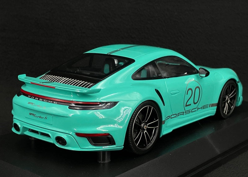 PORSCHE 911 Turbo S Mint Green Metallic