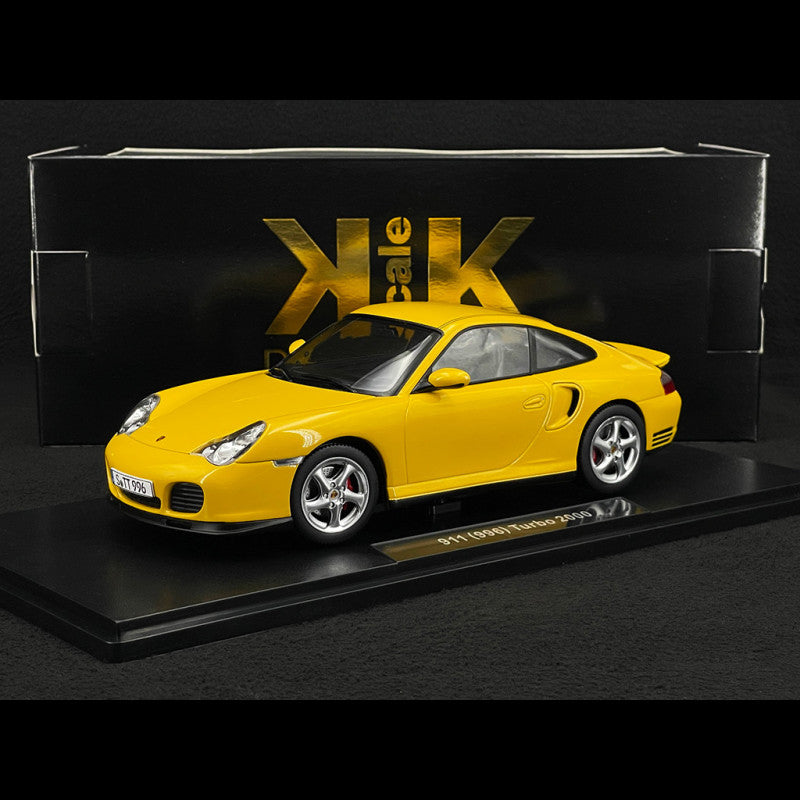 Porsche 911 (996) Turbo 2000 galben - 1/18 KK-Scale