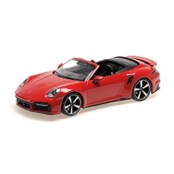 Porsche 911 Turbo S Cabriolet rosu 2020 1/580pcs - 1/18 Minichamps