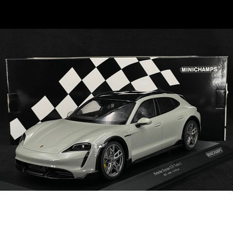 Porsche Taycan CUVTurbo S 2021 gri 1/450 piese -  1/18 Minichamps