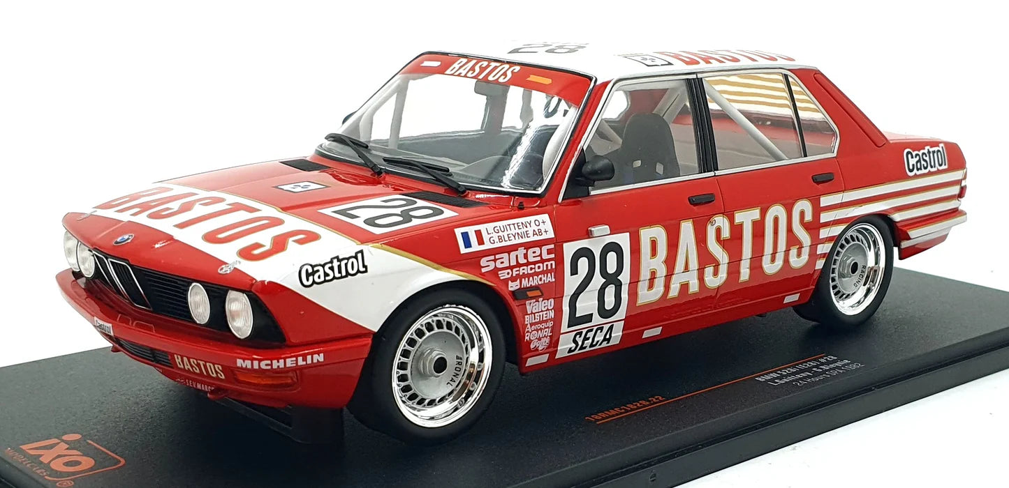 BMW 528i E28 #28 24h SPA 1982 - 1/18 Ixo Models