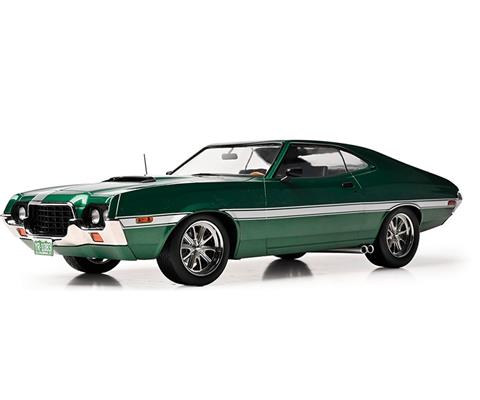 Ford Gran Torino Sport 2-Door 1972 custom green metallic - 1/18 Ixo Modelcars