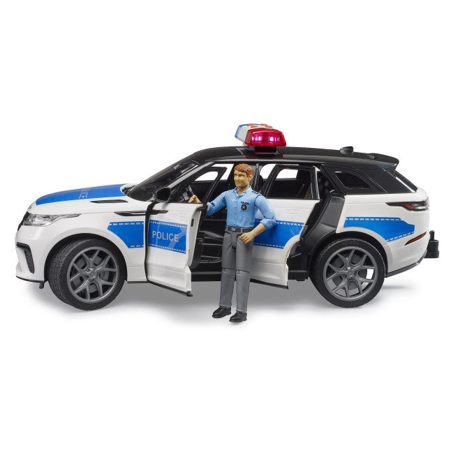 BRUDER 02890 - Masina de politie Range Rover Velar cu figurina politist