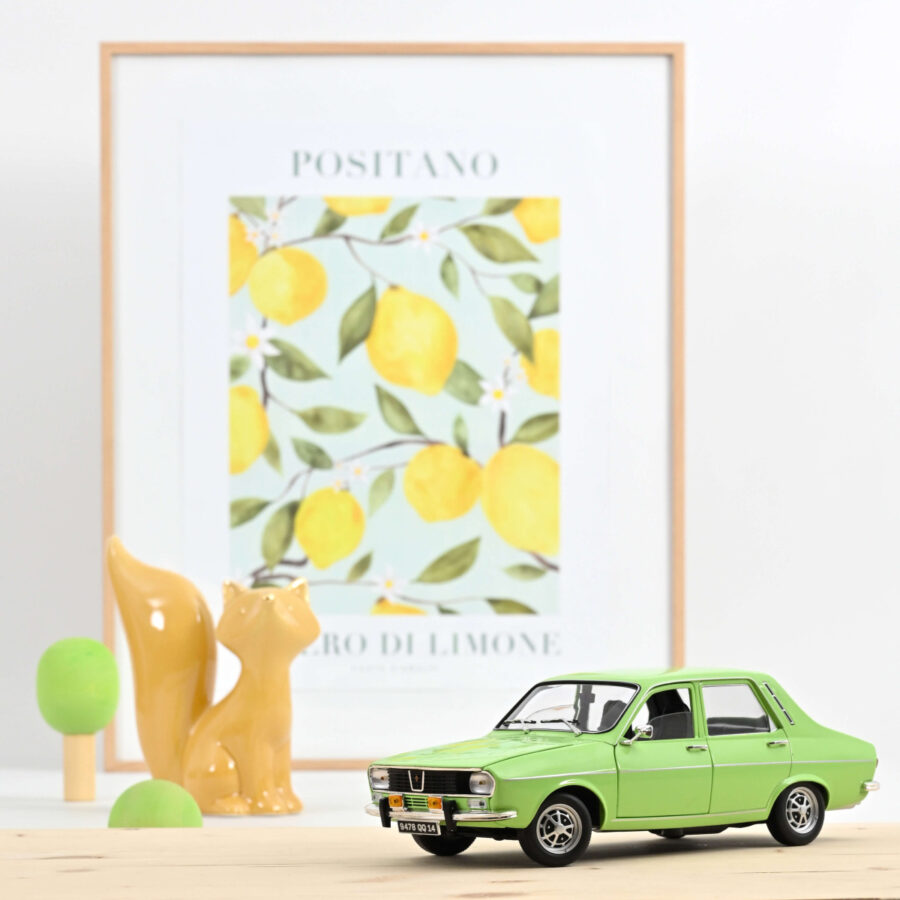 Renault 12 TS 1973 light green - 1/18 Norev