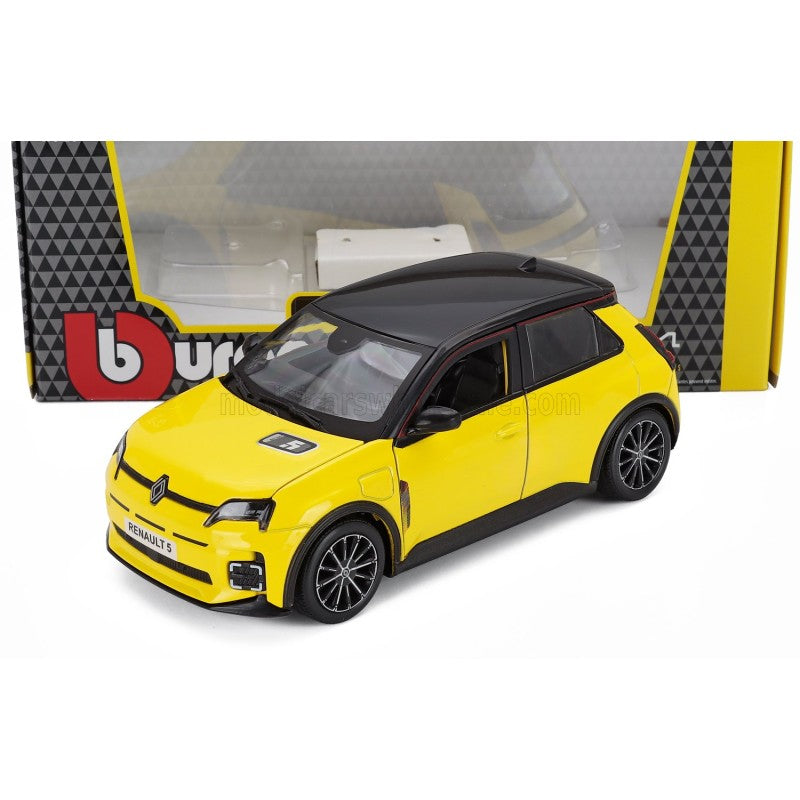 Renault 5 E-Tech electric galben - 1/24 Bburago