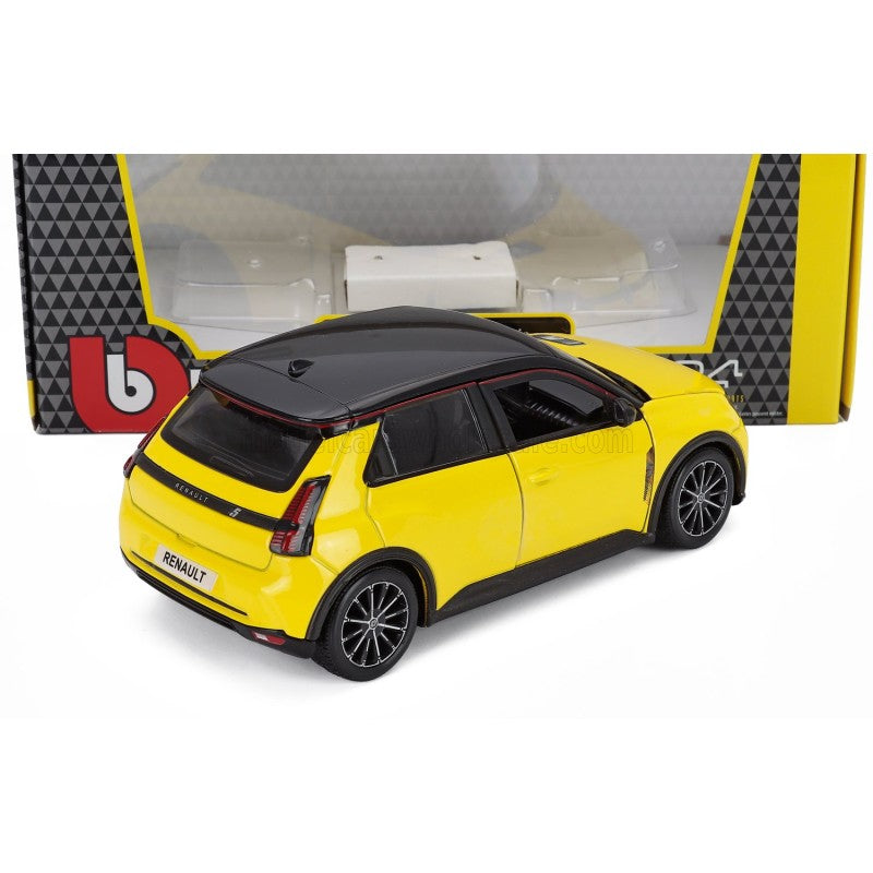 Renault 5 E-Tech electric galben - 1/24 Bburago