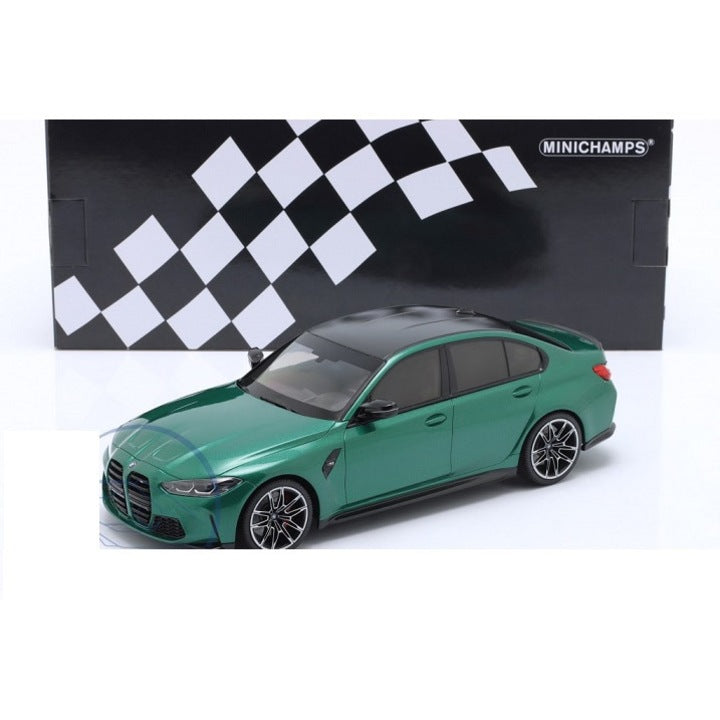 BMW M3 2020 green metallic 1of 800 pcs - 1/18 Minichamps