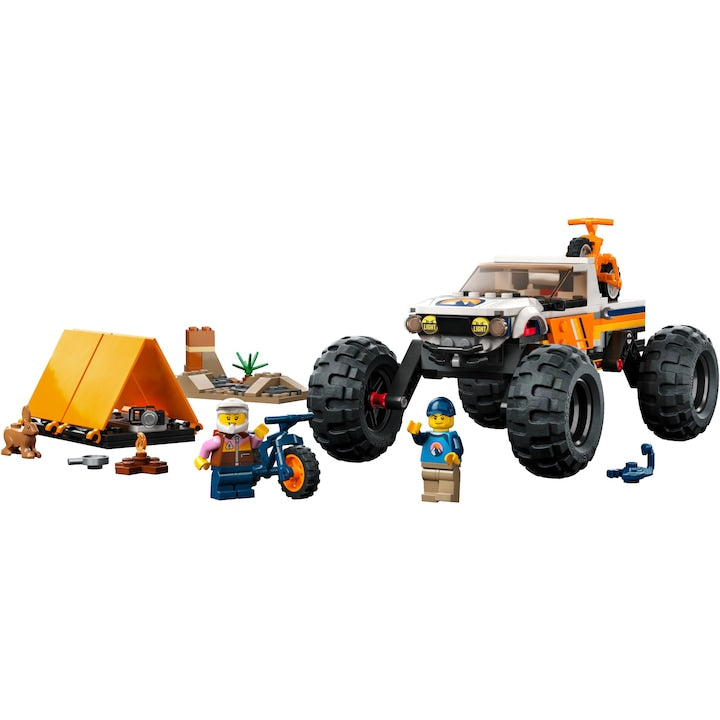 LEGO City 60387 - Aventuri off road cu vehicul 4x4 (252 piese)