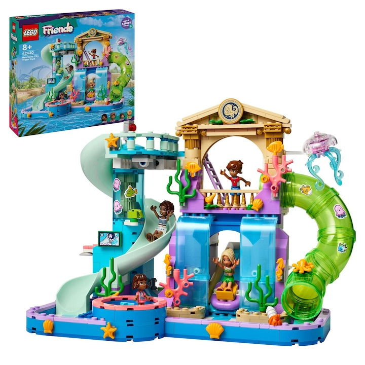 LEGO Friends 42630 - Parc acvatic din orasul Heartlake (814 piese)