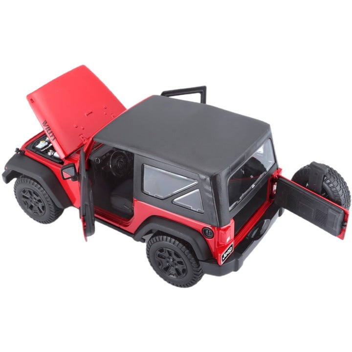 Jeep Wrangler 2014 rosu - 1/18 Maisto