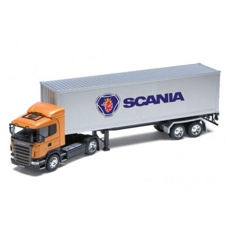 Camion Cap Tractor Scania cu remorca - 1/32 Welly