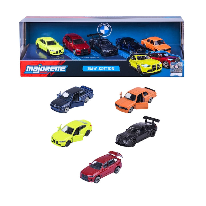 Set 5 masinute metalice BMW Edition - 1/64 Majorette