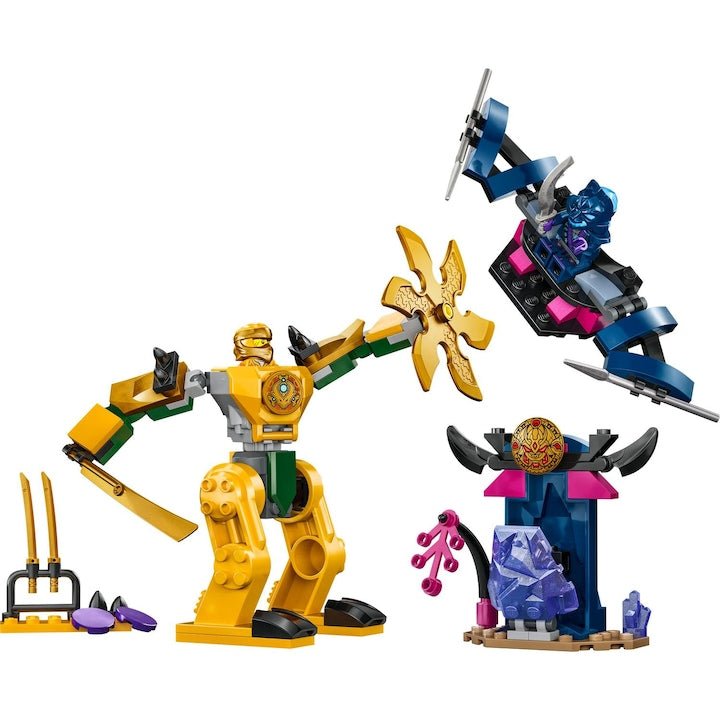 LEGO Ninjago 71804 - Robotul de lupta al lui Arin (104 piese)