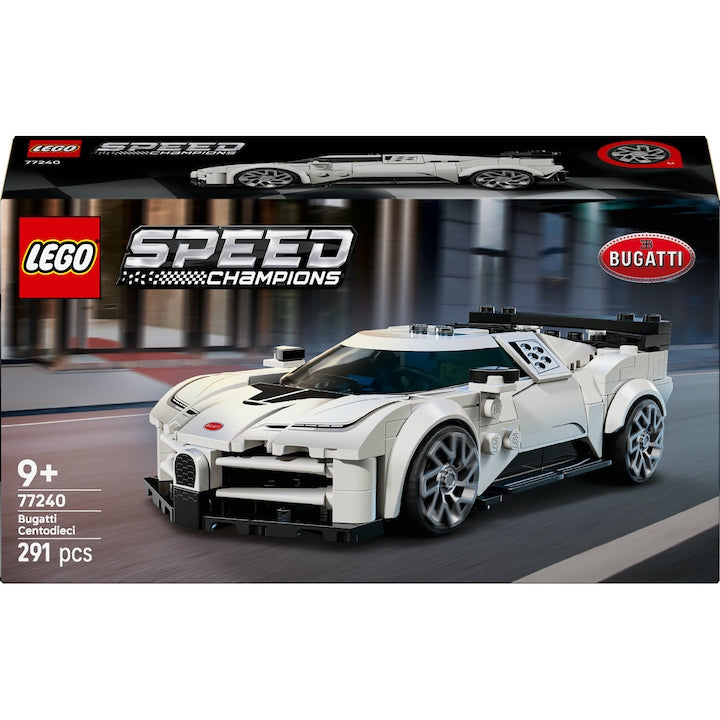 LEGO Speed Champions 77240 - Hipermasina sport Bugatti Centodieci (291 piese)