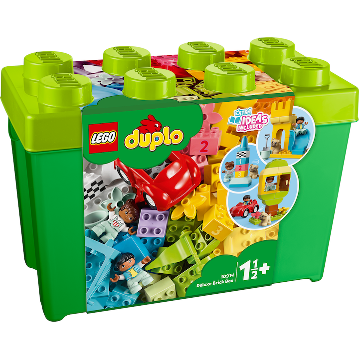LEGO DUPLO 10914 - Cutie Deluxe in forma de caramida  (85 piese)