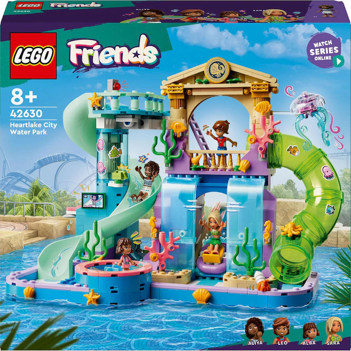 LEGO Friends 42630 - Parc acvatic din orasul Heartlake (814 piese)