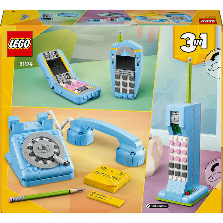 LEGO Creator 3in1 31174- Telefon retro (383 piese)