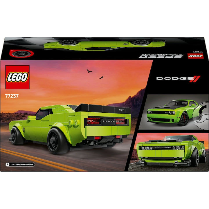 LEGO Speed Champions 77237 - Masina sport Dodge Challenger SRT Hellcat (390 piese)