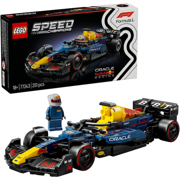 LEGO Speed Champions 77243 - Masina de curse F1 Oracle Red Bull Racing RB20 (251 piese)
