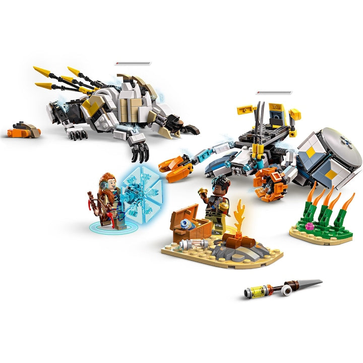 LEGO Horizon Adventures 77037 - Aloy si Varl vs. Shell-Walker si Sawtooth (768 piese)