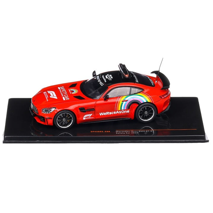 Mercedes-Benz AMG GT-R Safety Car 2020 rosu/curcubeu - 1/43 Ixo Models