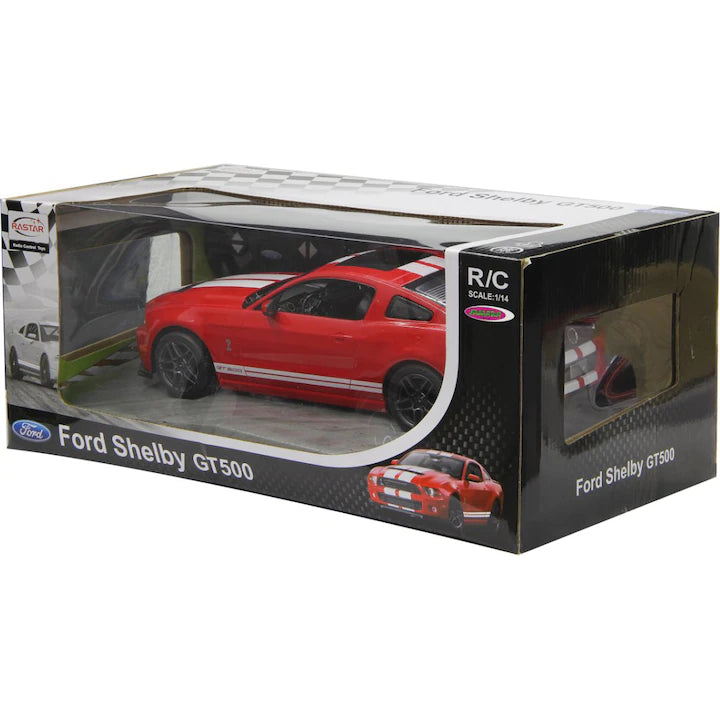 Ford Shelby GT500 rosu cu telecomanda -  1/14 Rastar