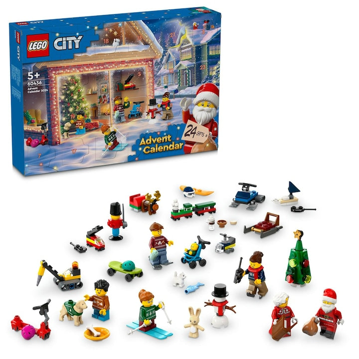 LEGO City 60436 - Calendar de advent (195 piese)