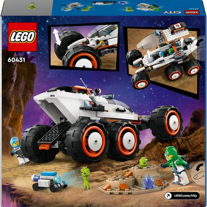 LEGO City 60431 - Rover de explorare spatiala si viata extraterestra (311 piese)