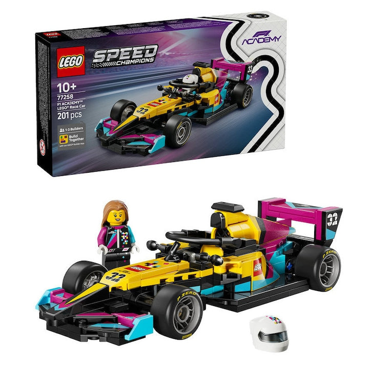 LEGO Speed Champions 77258 - Masina de curse LEGO F1 ACADEMY (201 piese)