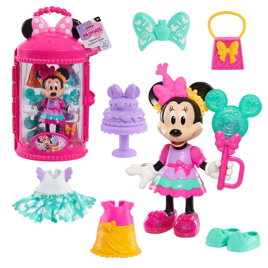 Papusa Disney Minnie Mouse, cu accesorii - Sweet Party 12 cm