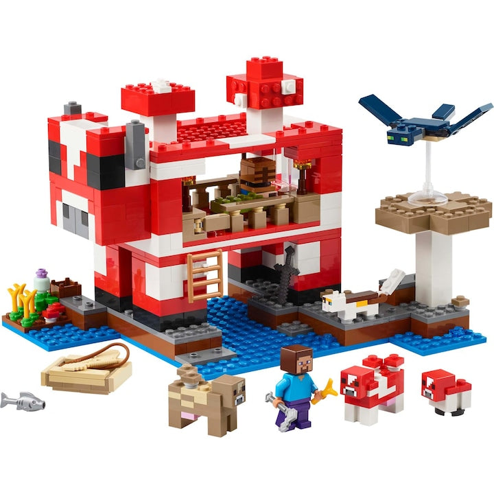 LEGO Minecraft 21270 - Casa Ciuper-vaca (500 piese)