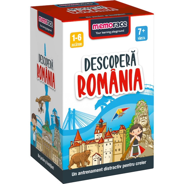 Joc educativ MemoRace - Descopera Romania