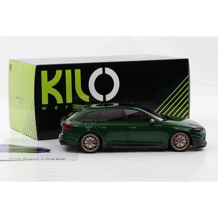 Audi RS4 Darwin Baujahr 2020 verde - 1/18 KiloWorks
