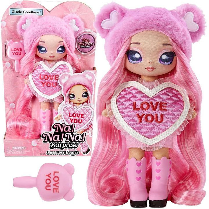 Papusa Na! Na! Na! Surprise - Gisele Goodheart, roz, 19cm