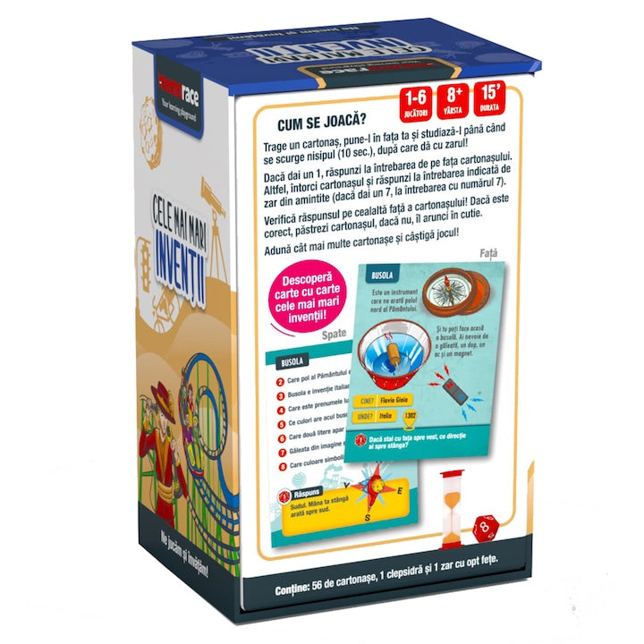 Joc educativ MemoRace - Cele mai mari inventii