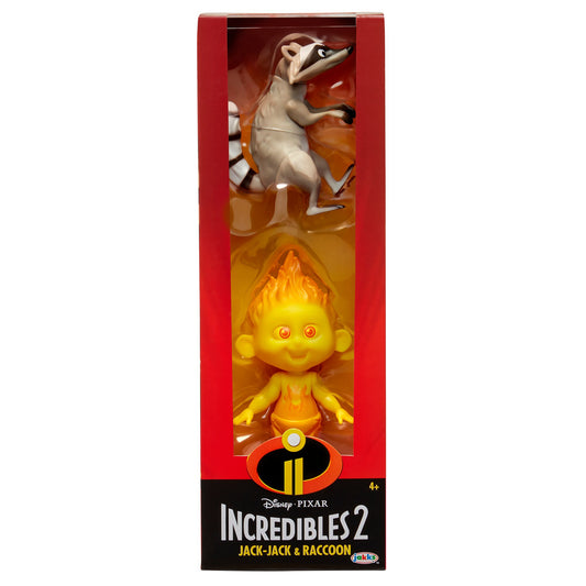 Set figurine cu articulații Disney Incredibles 2 - Jack-Jack si Ratonul
