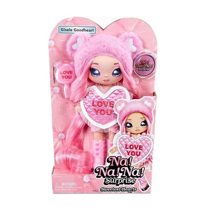 Papusa Na! Na! Na! Surprise - Gisele Goodheart, roz, 19cm