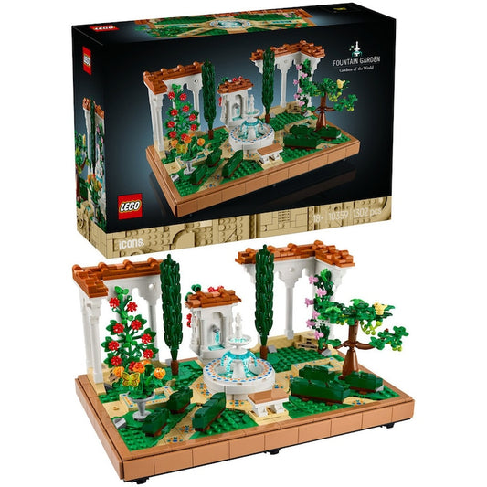 LEGO Icons 10359 - Gradina cu fantana (1302 piese)