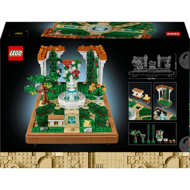 LEGO Icons 10359 - Gradina cu fantana (1302 piese)