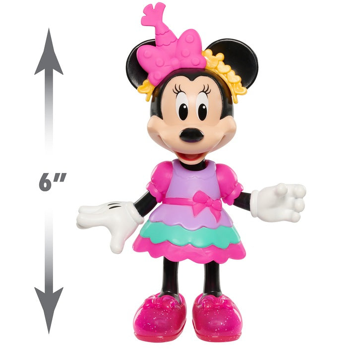 Papusa Disney Minnie Mouse, cu accesorii - Sweet Party 12 cm