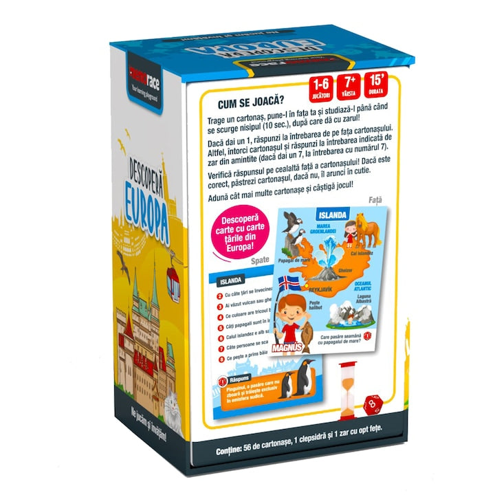 Joc educativ Memorace - Descopera Europa