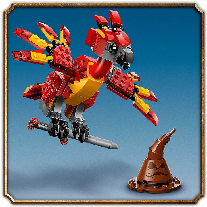 LEGO Harry Potter 76448 - Fawkes: Phoenixul lui Dumbledore (299 piese)