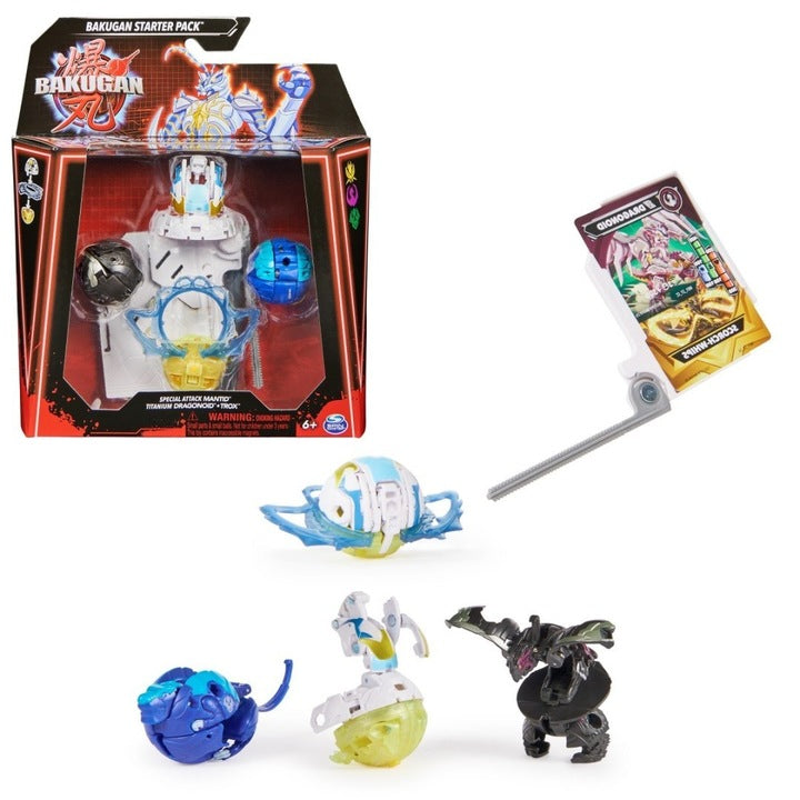 Set Bakugan Starter Pack - Titanium Dragonois - Trox